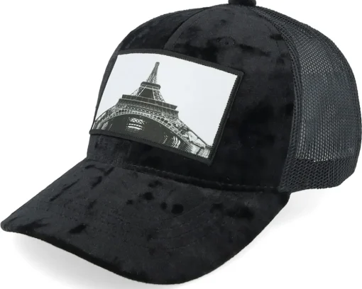 Best Calza Pennello Kids Eiffel Tower Velvet Trucker - White
