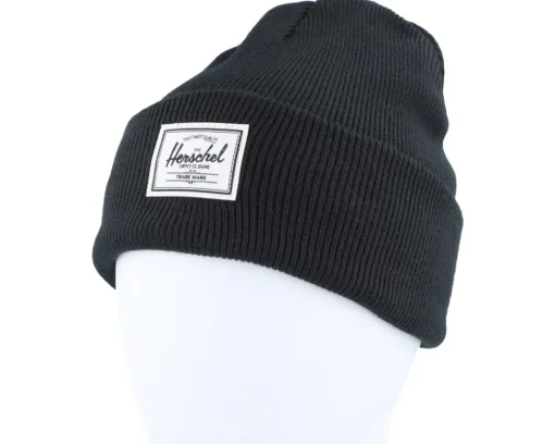 Kids-Herschel Kids Elmer Toddler Beanie Black Cuff -