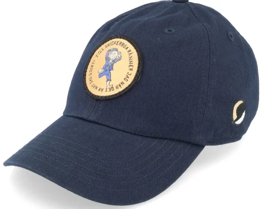 Kids-Emil I Lönneberga Kids Emil Snickerboa Circle Navy Dad Cap - Blue