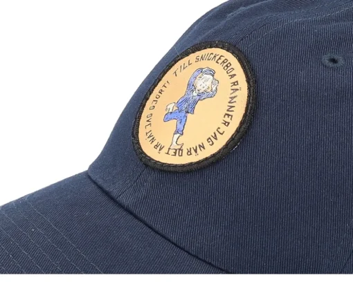 Kids-Emil I Lönneberga Kids Emil Snickerboa Circle Navy Dad Cap - Blue