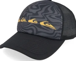 Kids-Quiksilver Kids Emu Coop Jet Black Trucker -