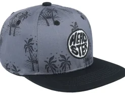 Kids-Headster Kids Endless Summer Charcoal Snapback -