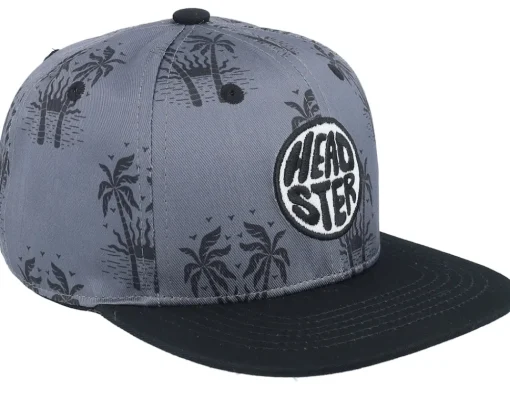 Kids-Headster Kids Endless Summer Charcoal Snapback -