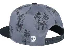 Kids-Headster Kids Endless Summer Charcoal Snapback -