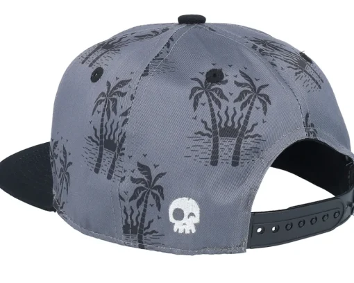 Kids-Headster Kids Endless Summer Charcoal Snapback -