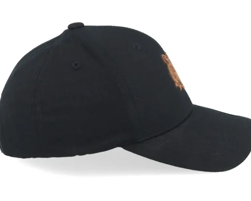Sale Kiddo Cap Kids Engraved Tiger Black Adjustable -