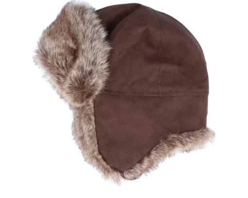 Trapper-CTH Ericson Kids Esbjorn Sr. Faux Suede Brown Trapper -