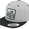 Sale Kiddo Cap Kids Extreme Tractor Grey/Black Snapback -