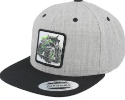 Sale Kiddo Cap Kids Extreme Tractor Grey/Black Snapback -