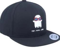 Fashion Kiddo Cap Kids Fab-Booo-Lous Ghost Black Snapback -