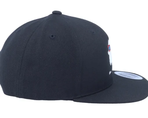 Fashion Kiddo Cap Kids Fab-Booo-Lous Ghost Black Snapback -