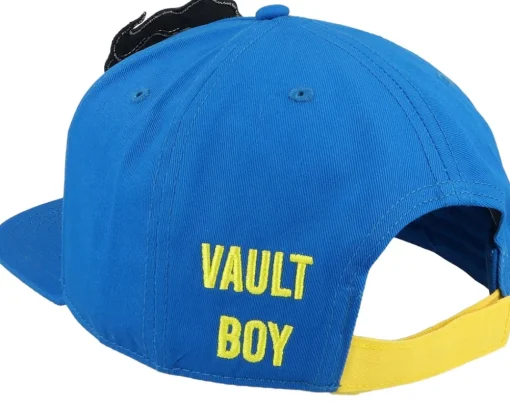 Clearance Difuzed Kids Fallout 4 Vault Novelty Cap Blue Strapback -