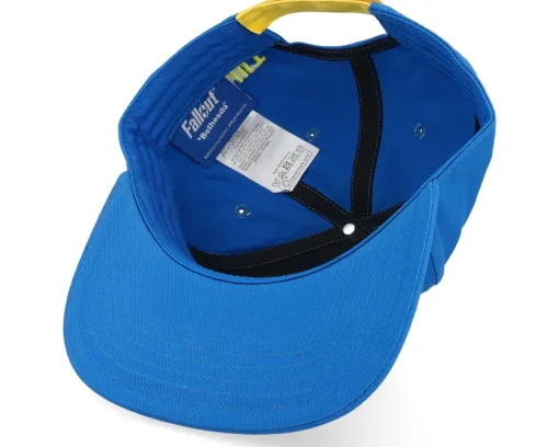 Clearance Difuzed Kids Fallout 4 Vault Novelty Cap Blue Strapback -