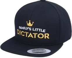 Snapback-Iconic Kids Familys Little Dictator Black Snapback -