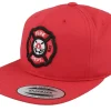 Snapback | Kids-Kiddo Cap Kids Fire Fighter Junior 3d Patch Red Snapback -