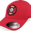 Kids-Kiddo Cap Kids Fire Fighter Junior 3d Patch Red Flexfit -