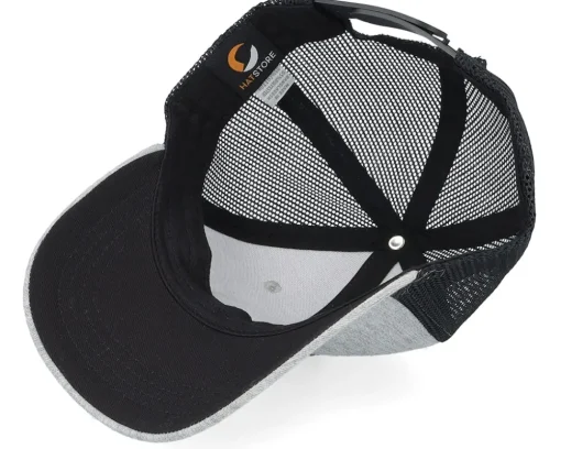 Kids-Kiddo Cap Kids Fire Fighter Junior 3d Patch Heather Grey/Black Trucker -