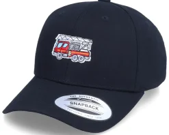 Adjustable-Kiddo Cap Kids Fire Truck Black Adjustable -