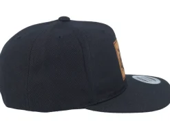 Kids-Kiddo Cap Kids Fire Truck Engraved Patch Black Snapback -