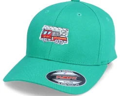 Flexfit | Kids-Kiddo Cap Kids Fire Truck Green Flexfit -