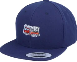 Snapback-Kiddo Cap Kids Fire Truck Navy Snapback -