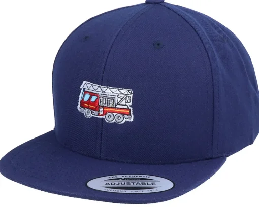 Snapback-Kiddo Cap Kids Fire Truck Navy Snapback -
