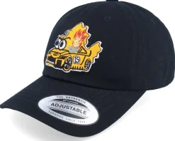 Dad Cap | Kids-Kiddo Cap Kids Fish Racing Car Kids Black Dad Cap -