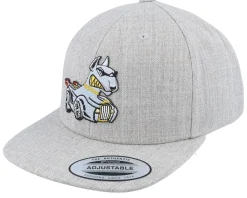 Snapback | Kids-Kiddo Cap Kids Fish Racing Car Kids Heather Snapback - Grey