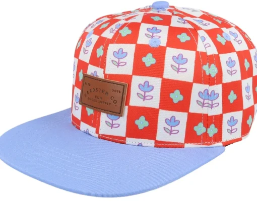 Snapback | Kids-Headster Kids Flower Trails Red Berries Snapback -
