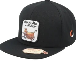 Kids-Mamma Mu & Kråkan Kids Flyger Black Snapback -