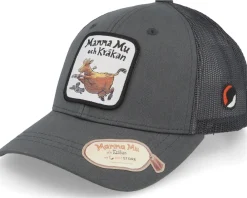 Hot Mamma Mu & Kråkan Kids Flyger Dark Grey Trucker -