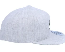 Snapback-Forza Kids Football Applique Heather Grey Snapback -