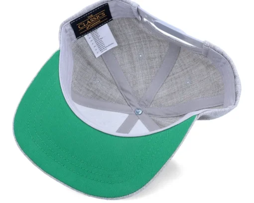 Snapback-Forza Kids Football Applique Heather Grey Snapback -