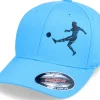 Best Forza Kids Football Player Kick Ocean Blue Flexfit -