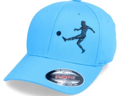 Best Forza Kids Football Player Kick Ocean Blue Flexfit -