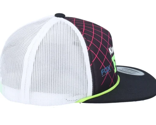 Kids-Fox Kids X Kawasaki Black/White Trucker Snapback -