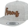Snapback-Kiddo Cap Kids Frans Engraved Patch Heather Snapback - Grey
