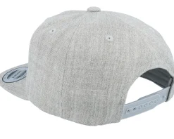 Snapback-Kiddo Cap Kids Frans Engraved Patch Heather Snapback - Grey