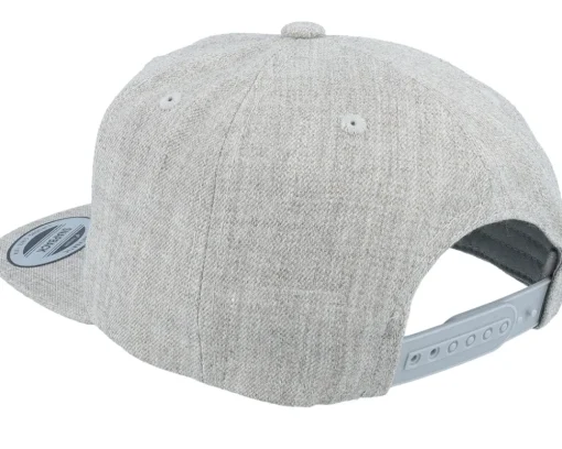 Snapback-Kiddo Cap Kids Frans Engraved Patch Heather Snapback - Grey