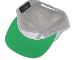 Fashion Kiddo Cap Kids Freja Engraved Patch Heather Snapback - Grey
