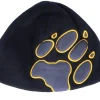Outdoor | Traditional Beanies-Jack Wolfskin Kids Front Paw Black Beanie -