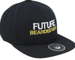 Clearance Bearded Man Kids Future Black Snapback -