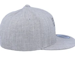 Snapback-Kiddo Cap Kids Gangstasaurus Heather Grey Snapback -