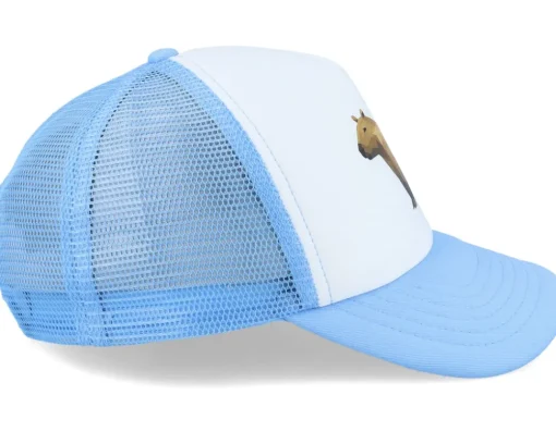 Kids-Kiddo Cap Kids Geometry Capybara Skyblue/White Foam Trucker - White, Blue