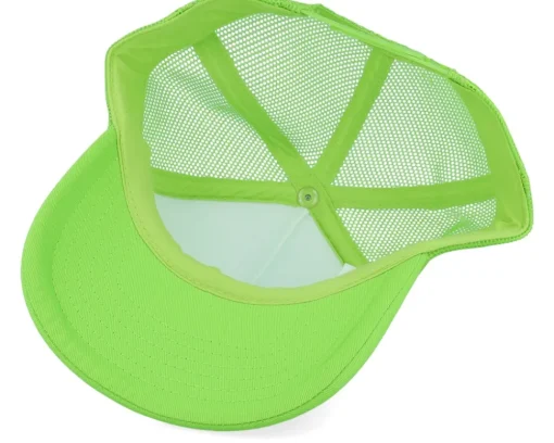 Kids-Kiddo Cap Kids Geometry Dinosaur Limegreen/White Foam Trucker - Green, White