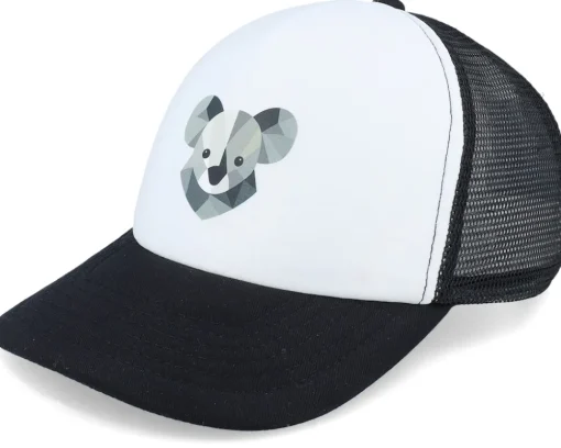 Kids-Kiddo Cap Kids Geometry Dinosaur Limegreen/White Foam Trucker - Green, White