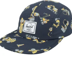 5-Panel-Herschel Kids Glendale Uv Cap Construction Site Black 5-Panel -