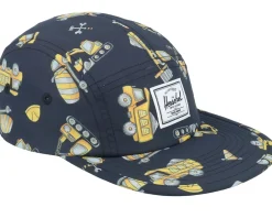 5-Panel-Herschel Kids Glendale Uv Cap Construction Site Black 5-Panel -