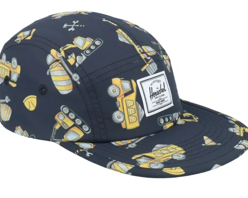 5-Panel-Herschel Kids Glendale Uv Cap Construction Site Black 5-Panel -