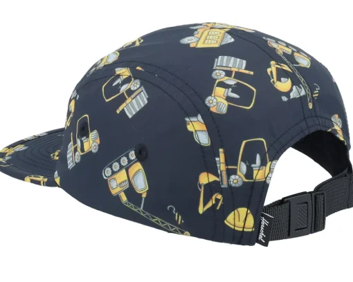 5-Panel-Herschel Kids Glendale Uv Cap Construction Site Black 5-Panel -